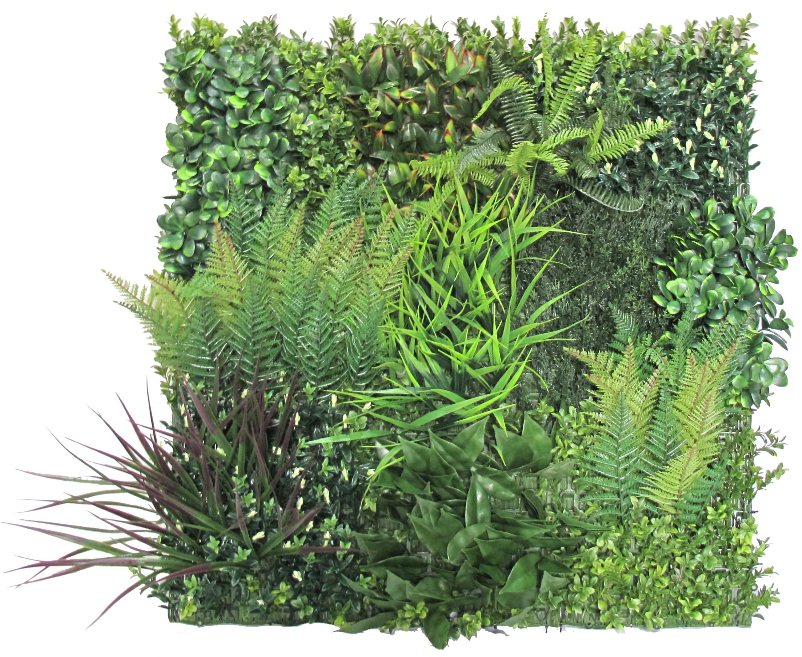 75CM X 74CM UV Resistant Plastic Scenery Panel w/1017Lvs on plastic mat,