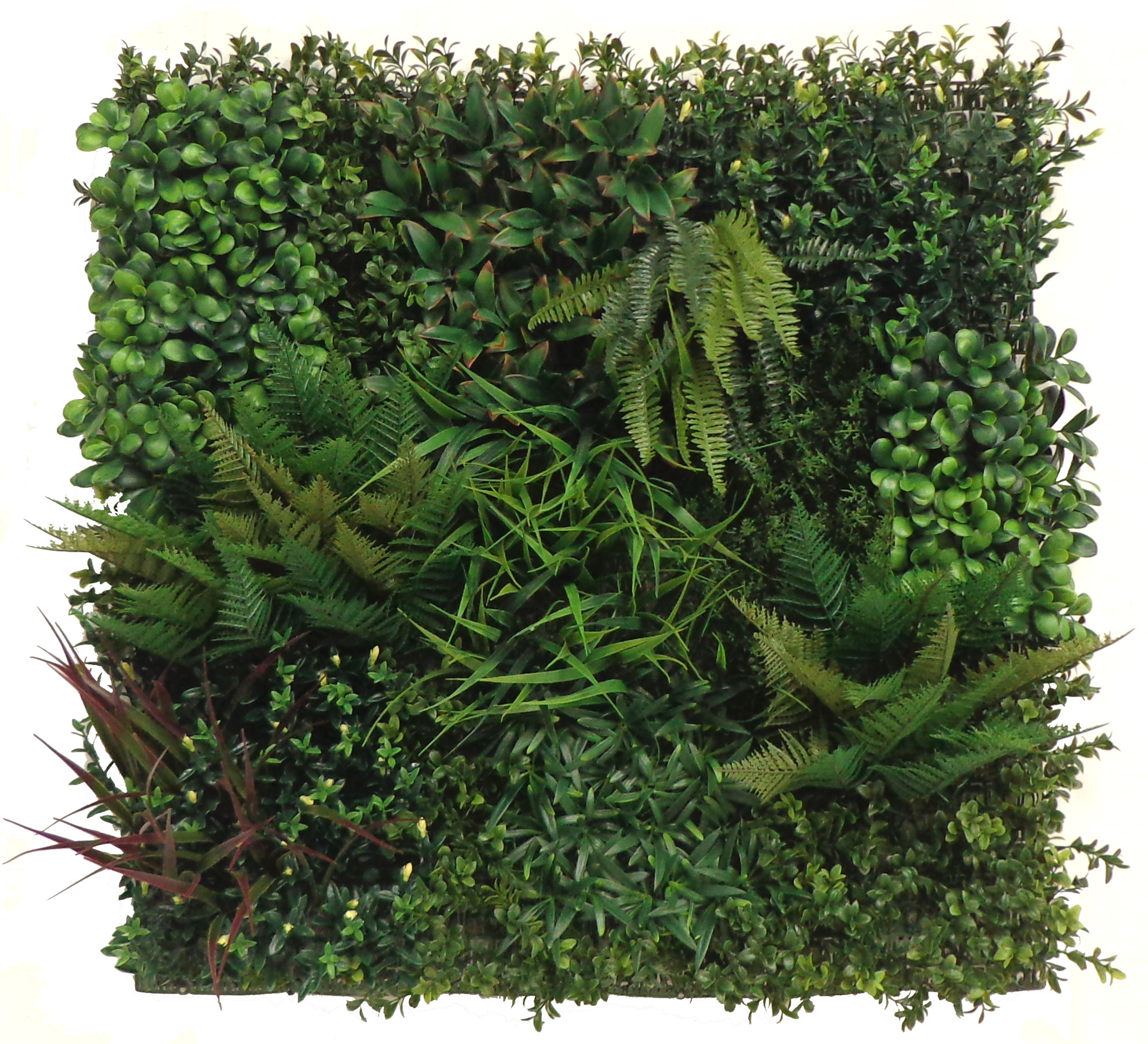 75CM X 74CM UV Resistant Plastic Scenery Panel w/1281Lvs on plastic mat,