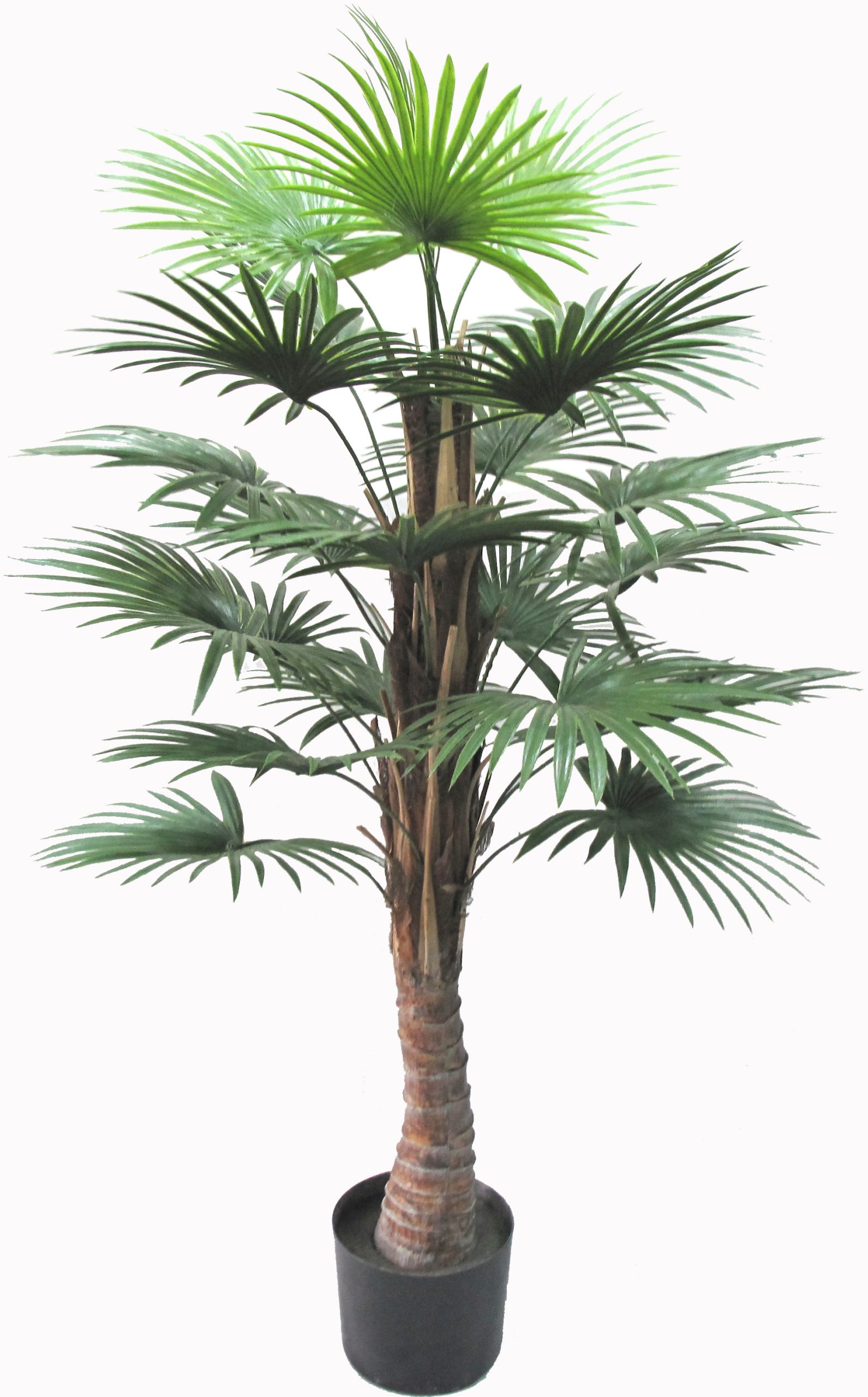48″ UV Resistant Plastic Mini Fountain Palm Tree w/ 24Lvs.