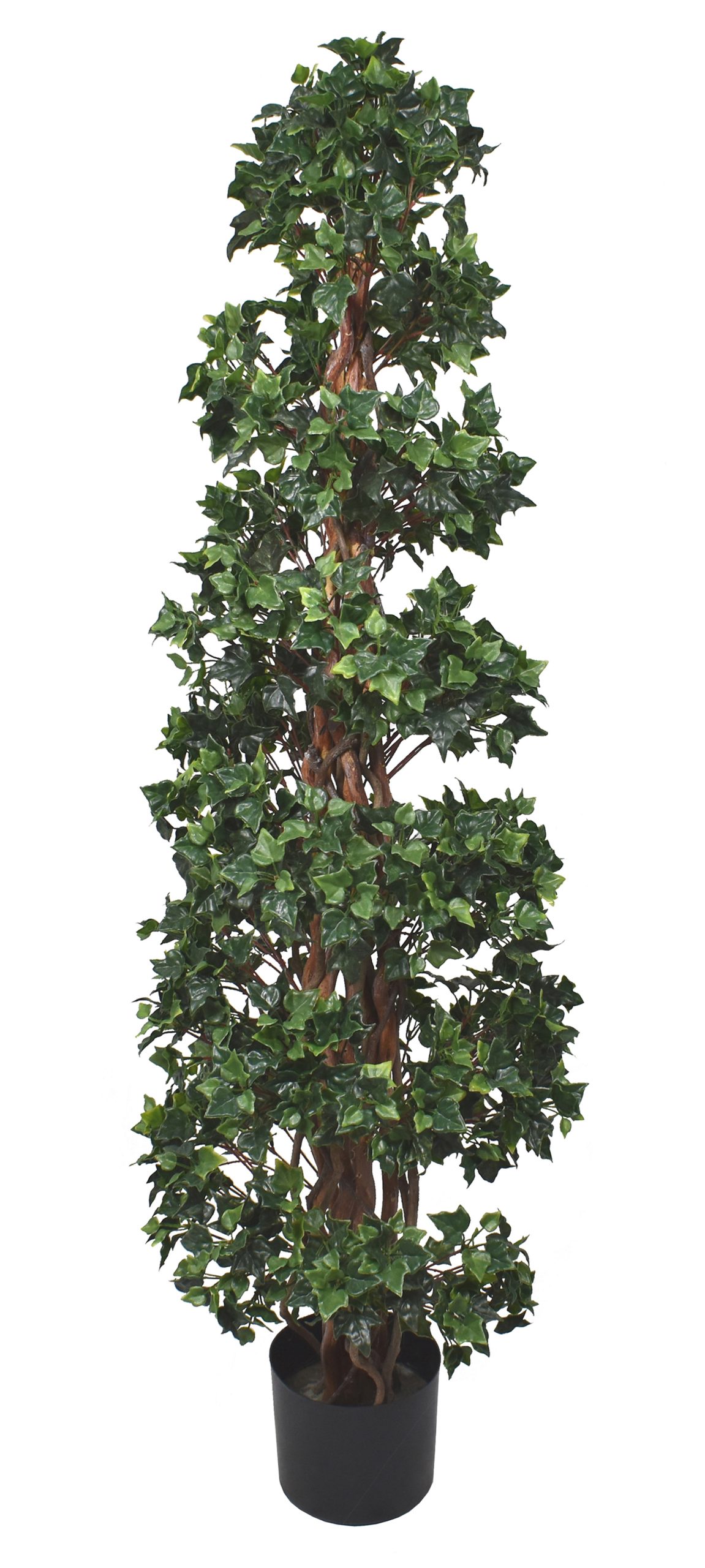 54″ UV Resistant Plastic English Ivy Spiral Tree w/1586Lvs.