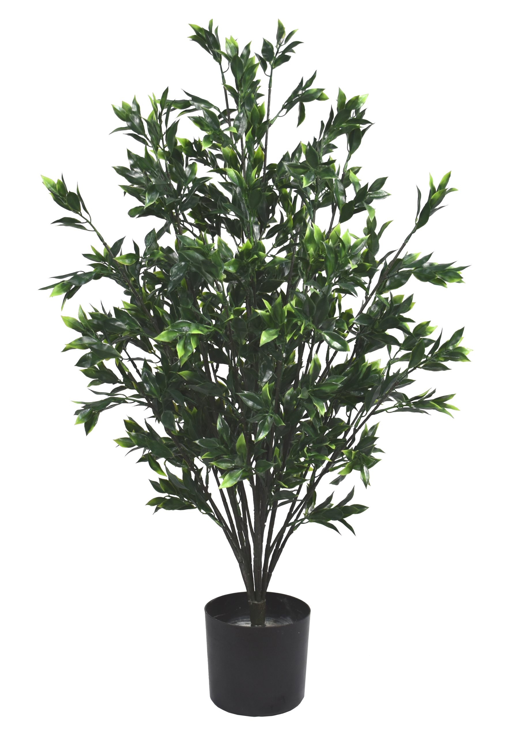 32.5” UV Resistant Plastic Pepper Leaf Bush x 8w/180 Lvs.