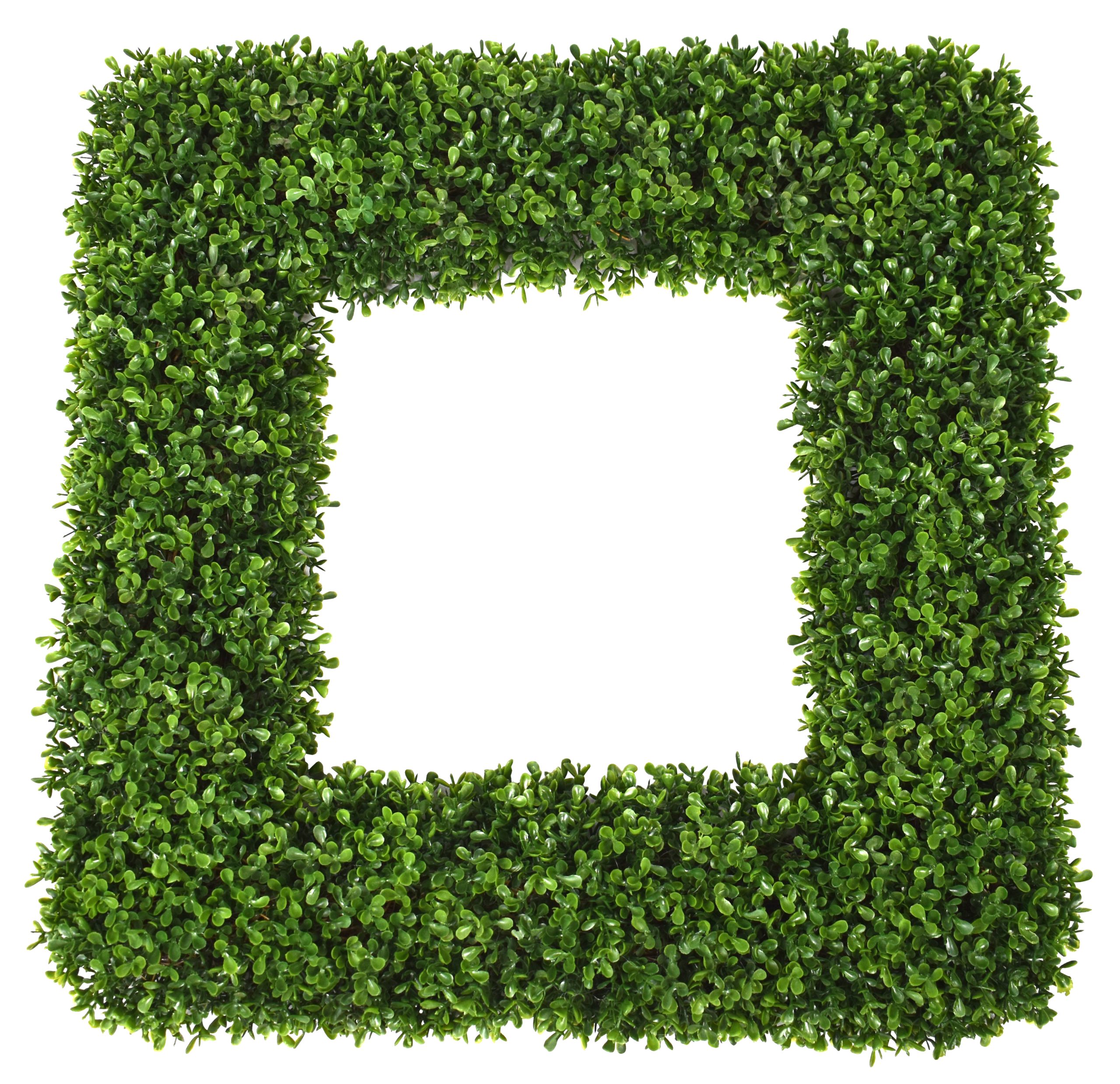 24″ UV Resistant Plastic Gypsophila Square Wreath W/425Lvs.