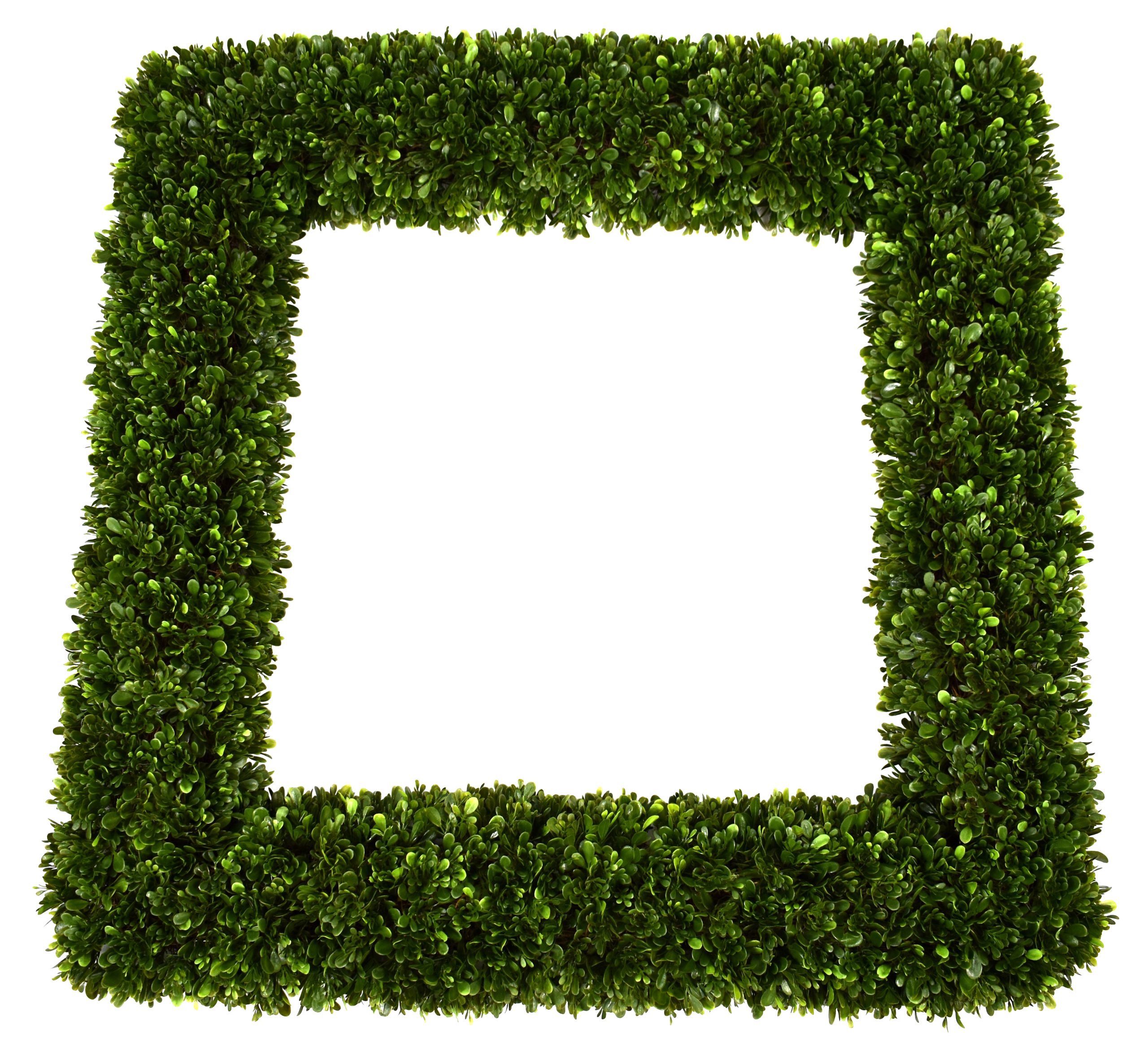 32″ UV Resistant Plastic Tea Leaf Square Wreath W/827Lvs.