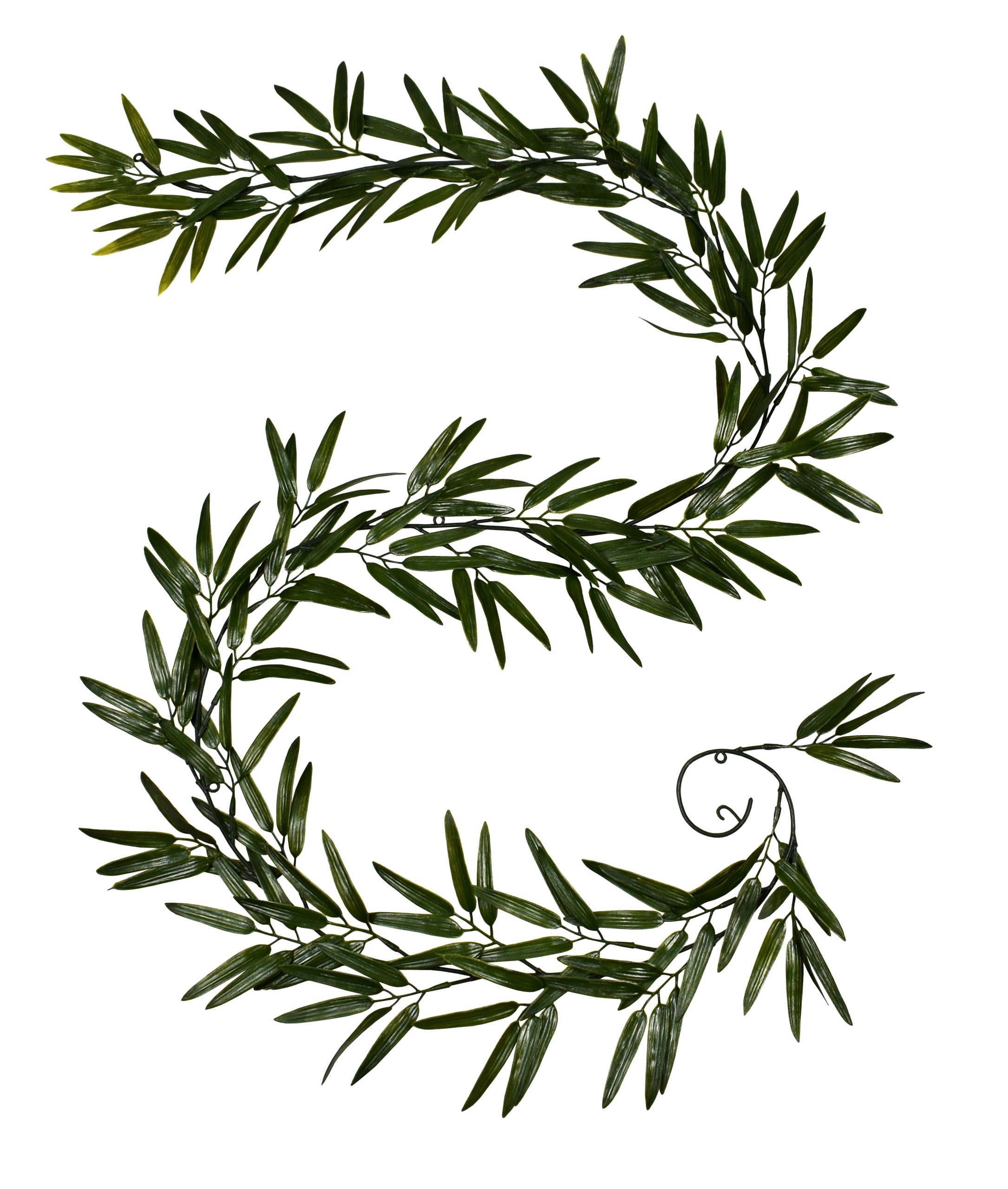 6’UV Resistant Plastic Japanica Bamboo Leaf Garland w/220Lvs.