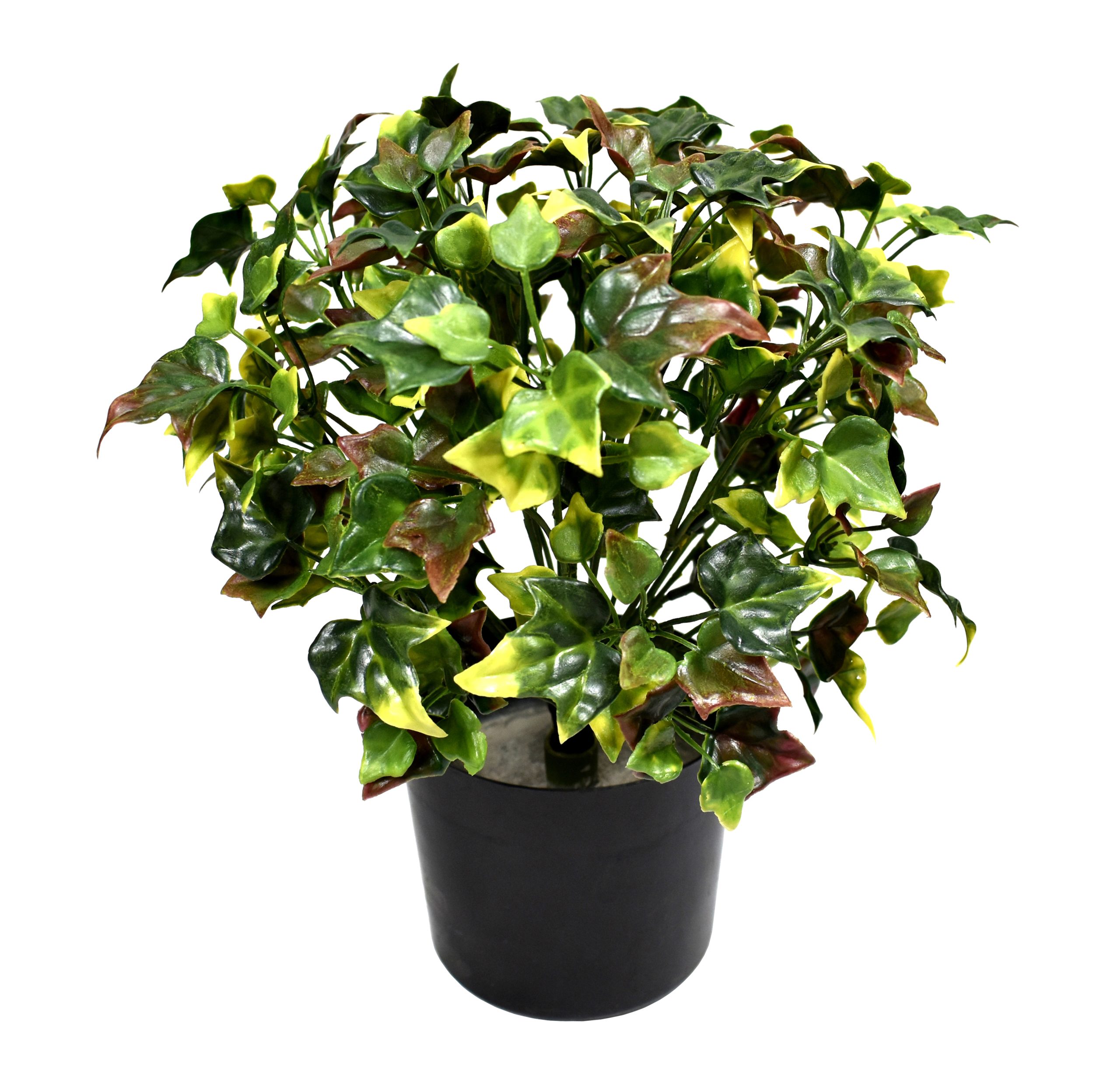 13″ UV Resistant Plastic English Ivy Bush x18 w/252Lvs.