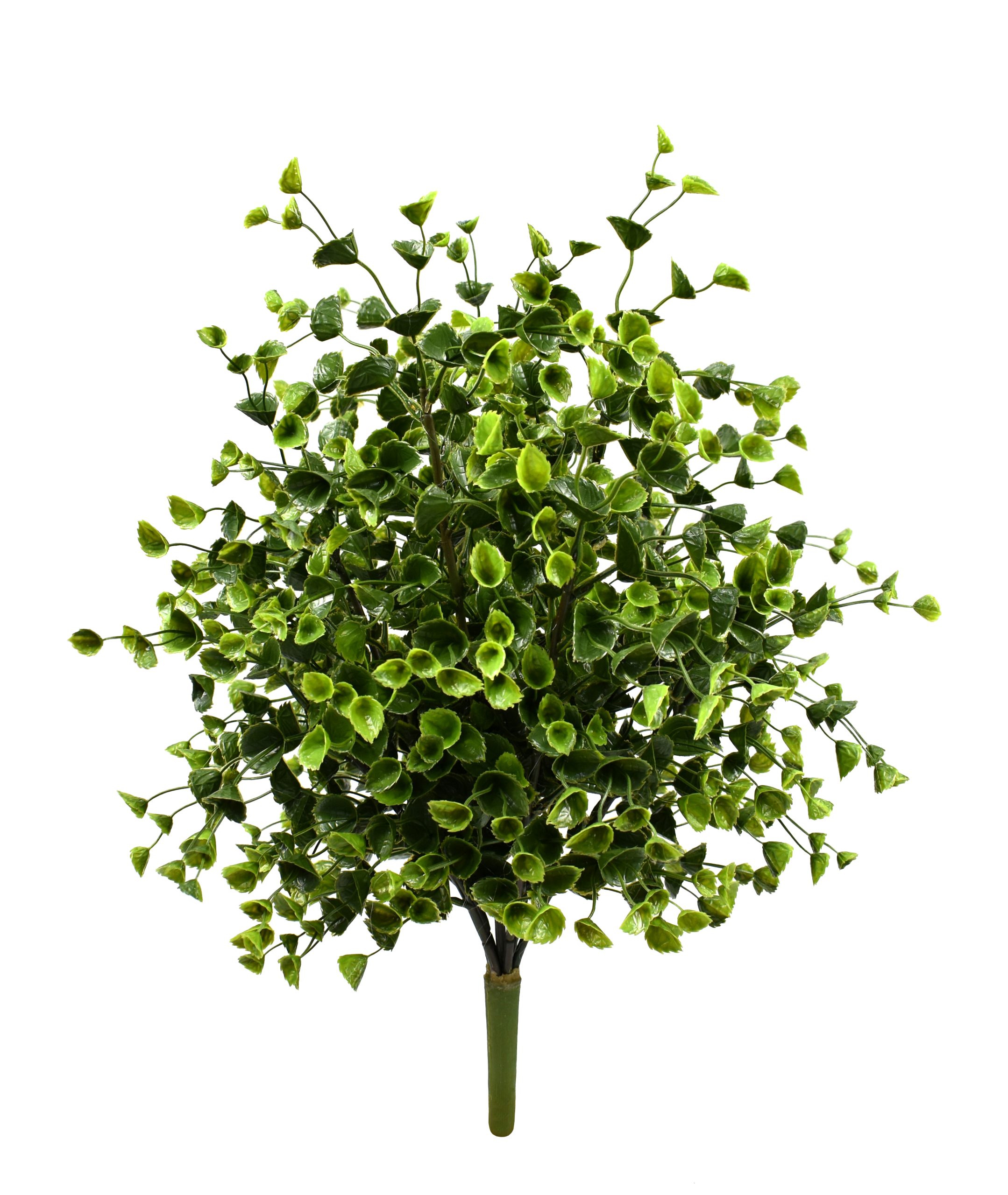 21″ UV Resistant Plastic Mini Green Spurge Bush x9 w/135Lvs.
