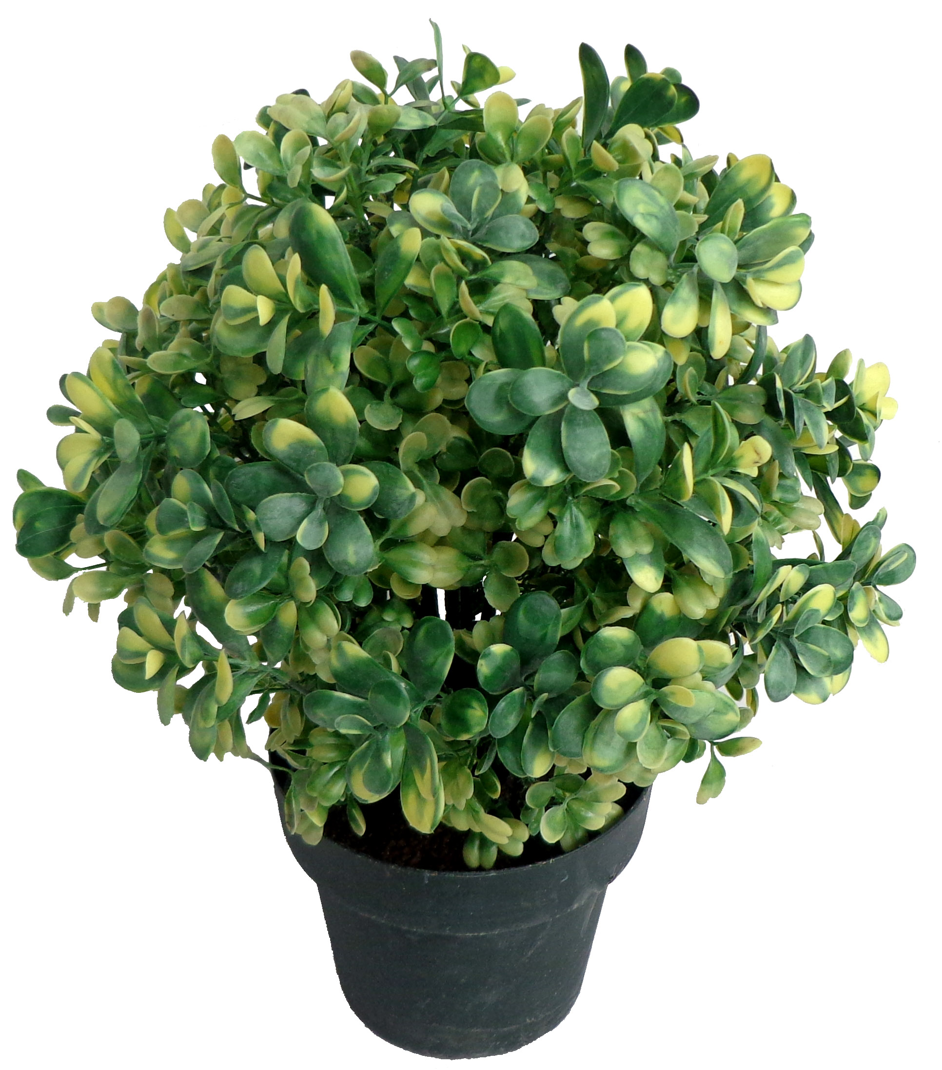20 IN. UV Resistant Plastic Mini Pittosporum Leaf Topiary W/332 LVS