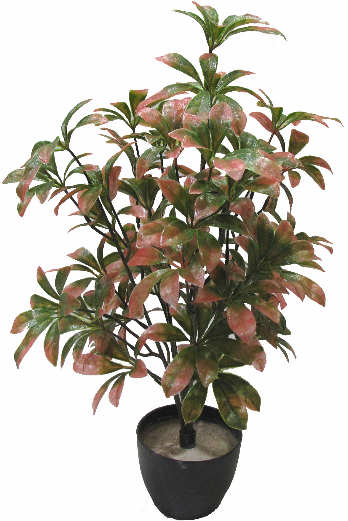 20.5″ UV Resistant Plastic Pawpaw Leaf Spray x5 w/ 48Lvs.