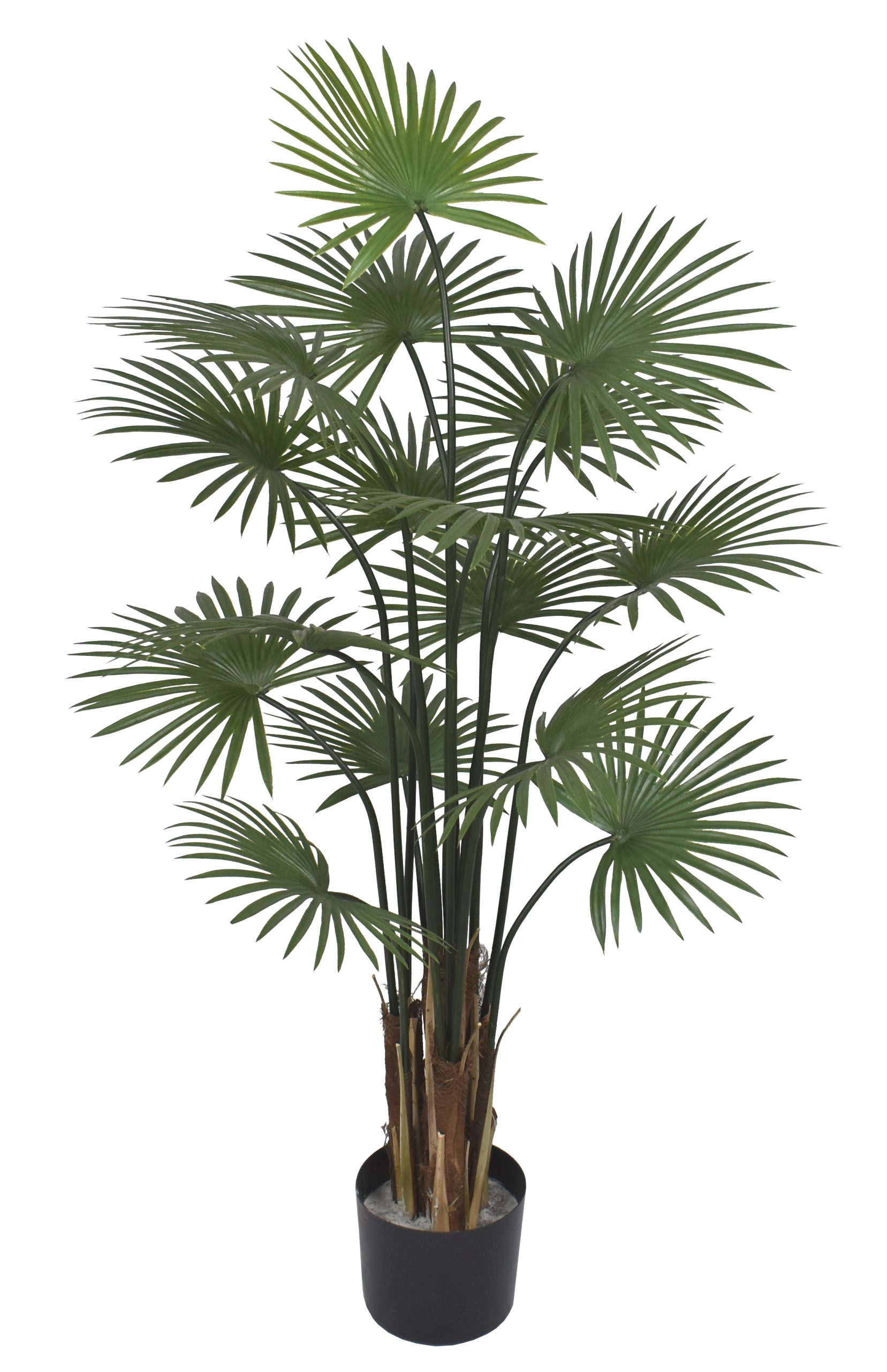 48″ UV Resistant Plastic Mini Fountain Palm Tree x16 w/ 16Lvs.
