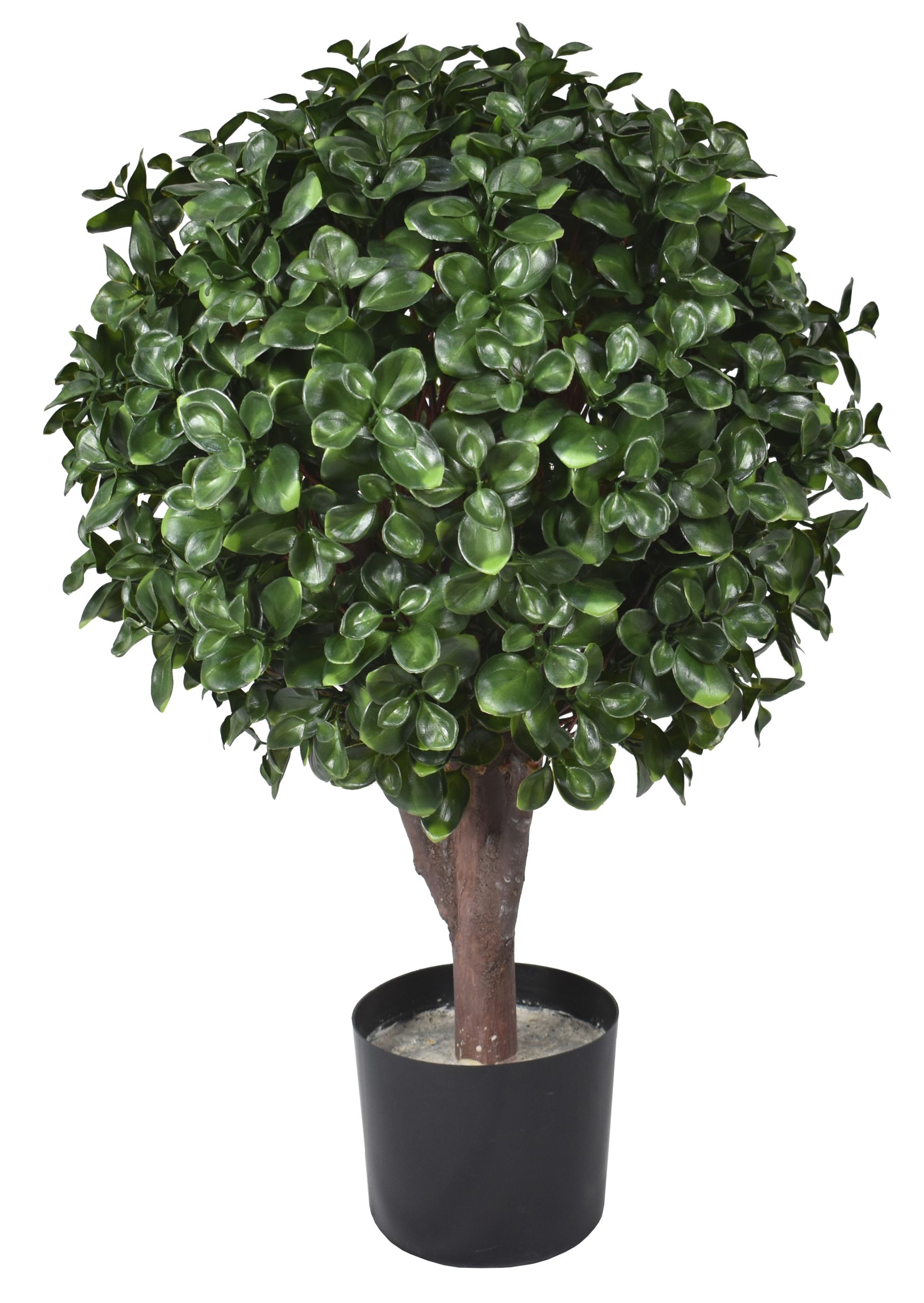 30″ UV Resistant Plastic Big Money Ficus Single Ball Topiary w/ 300Lvs.