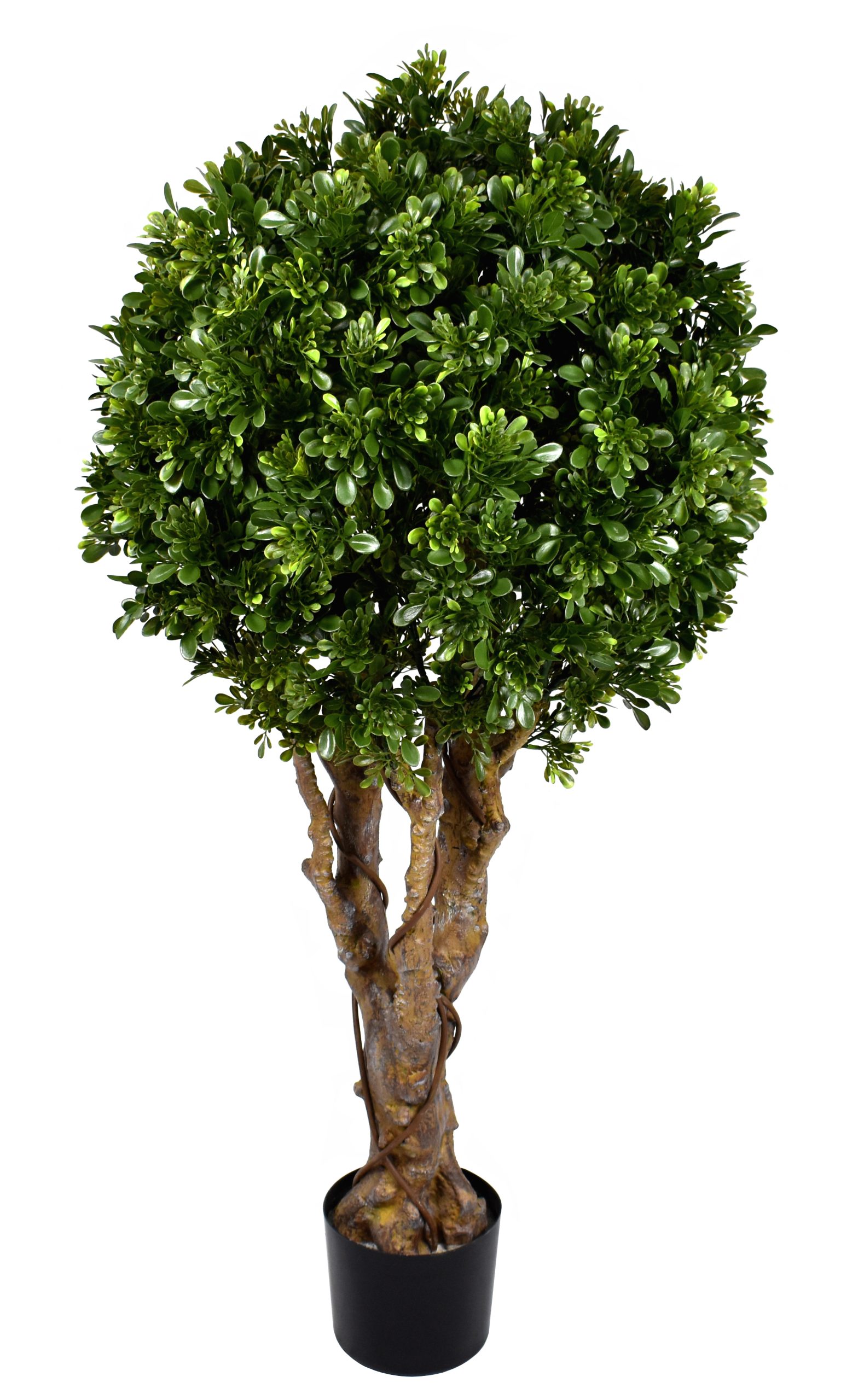 48″ UV Resistant Plastic Tea Leaf Single Ball Topiary w/768Lvs.