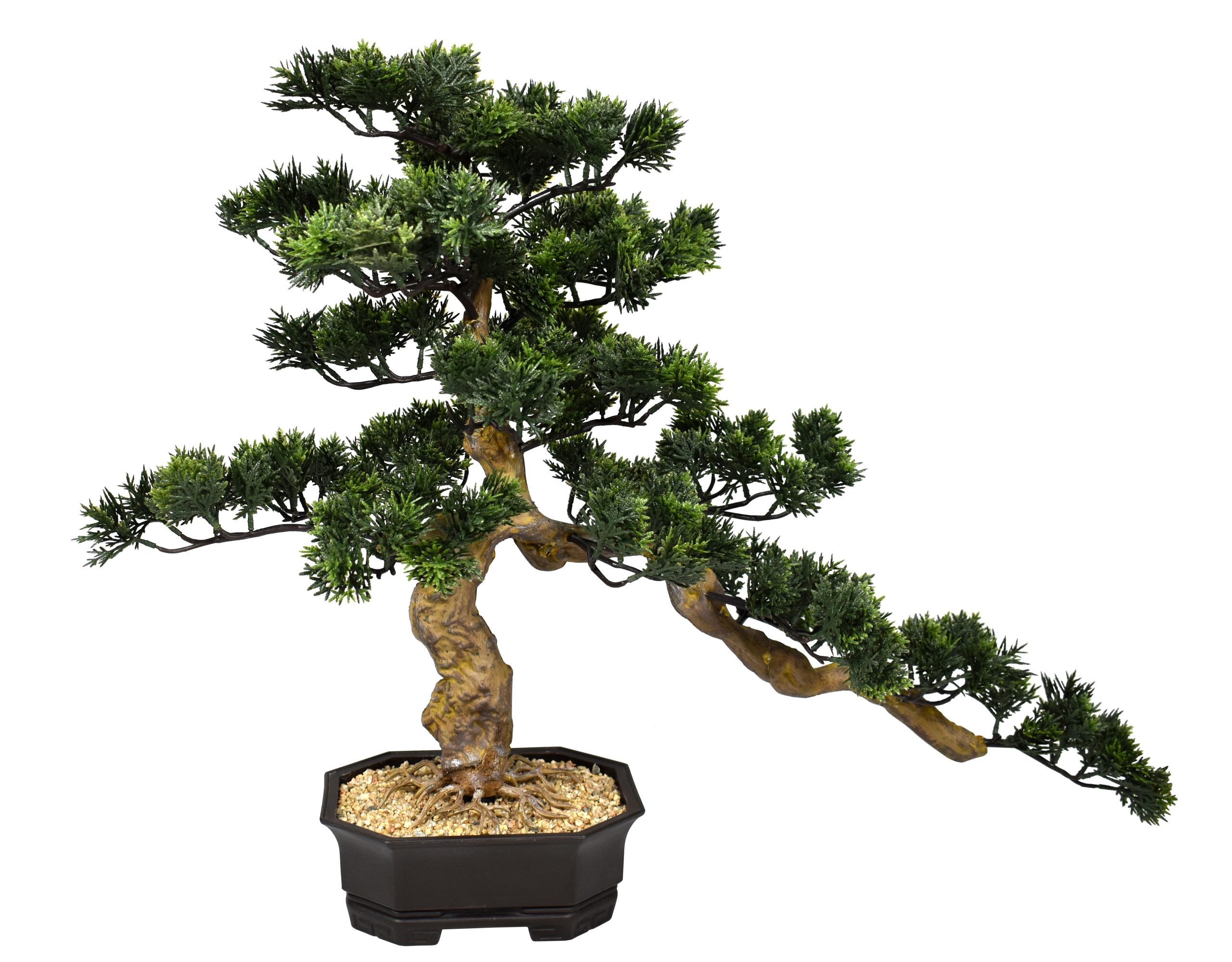 24″ UV Resistant Plastic Juniper Leaf Bonsai w/180Lvs.