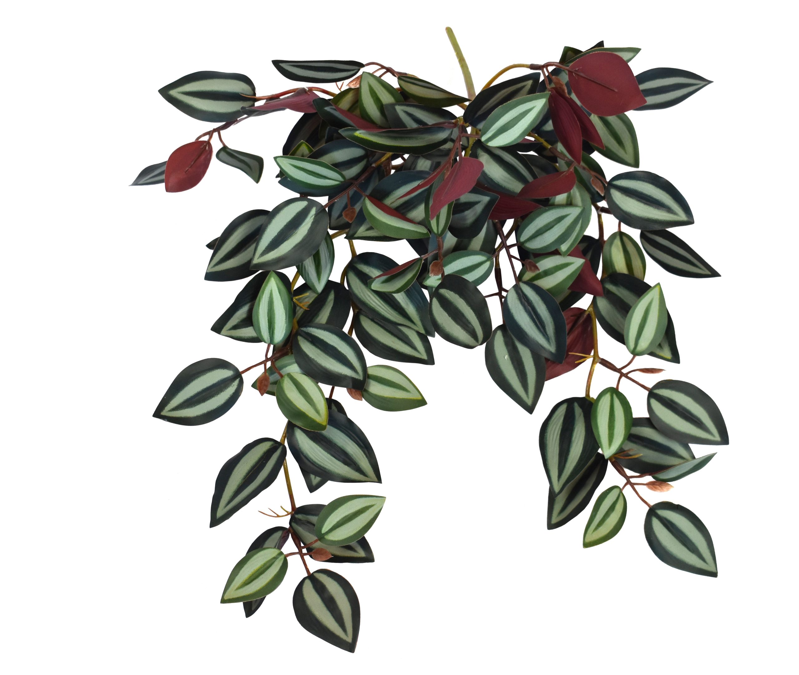 17.5″ UV Resistant and Fire Retardant Tradescantia Zebrina Bush w/114Lvs.