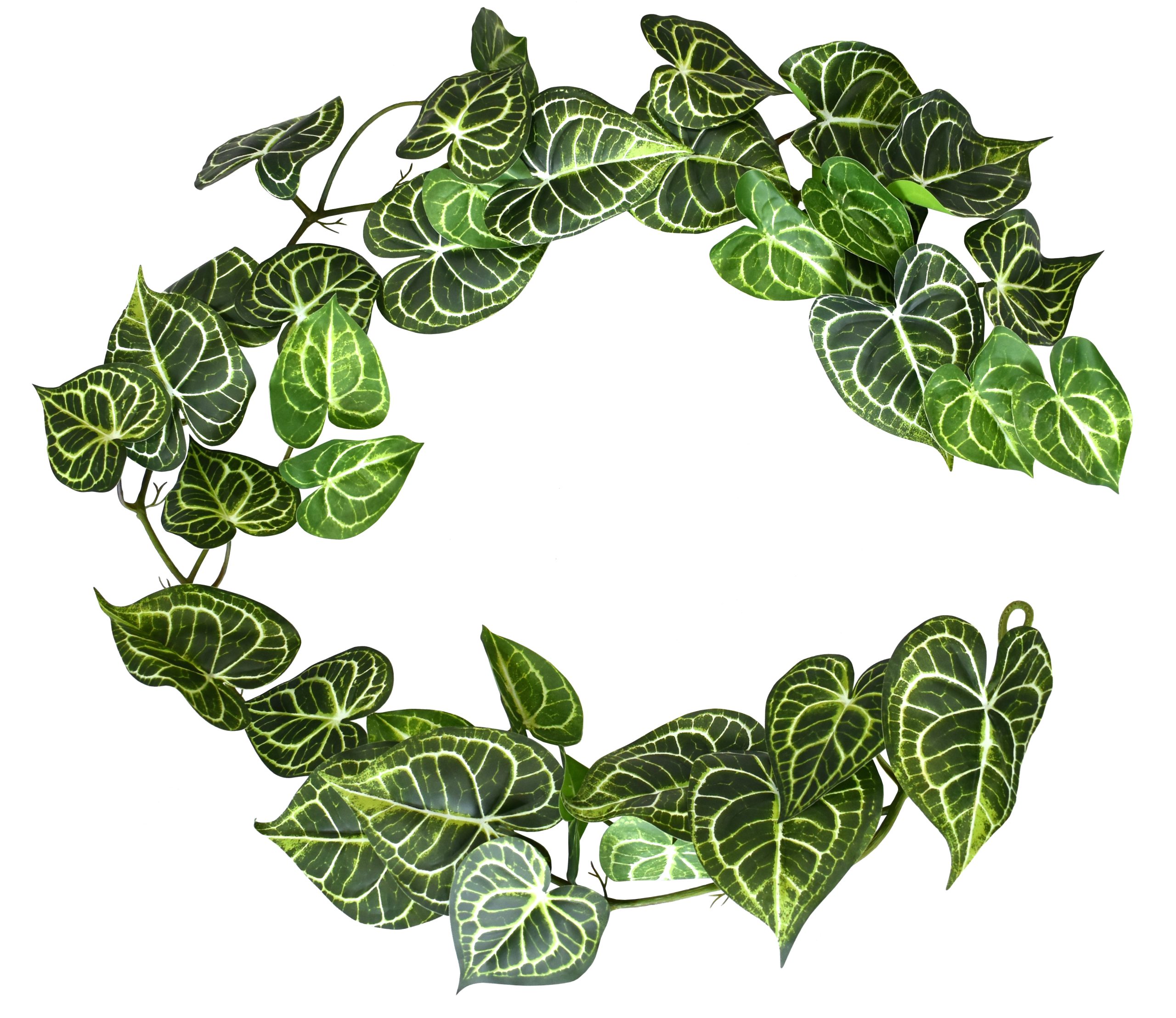 6′ Anthurium Leaf Garland w/37Lvs.
