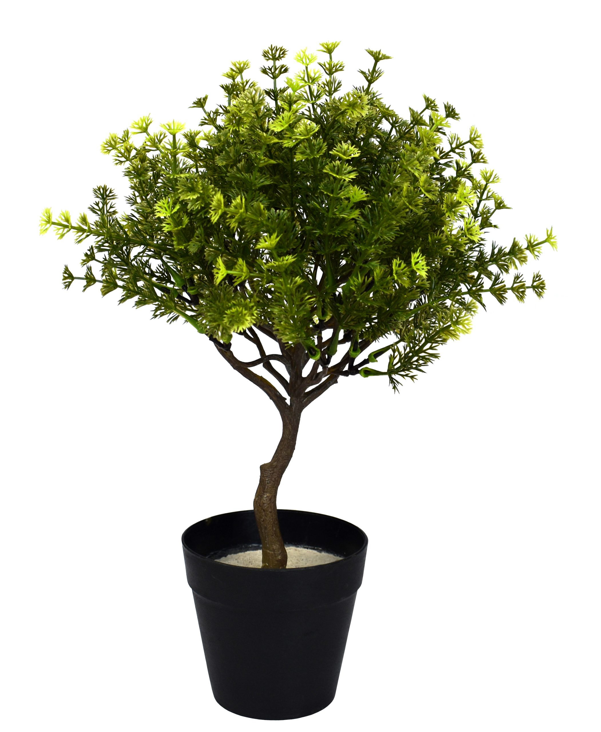 13.5″ UV Resistant Plastic Waterweeds Grass Bonsai w/105Lvs.