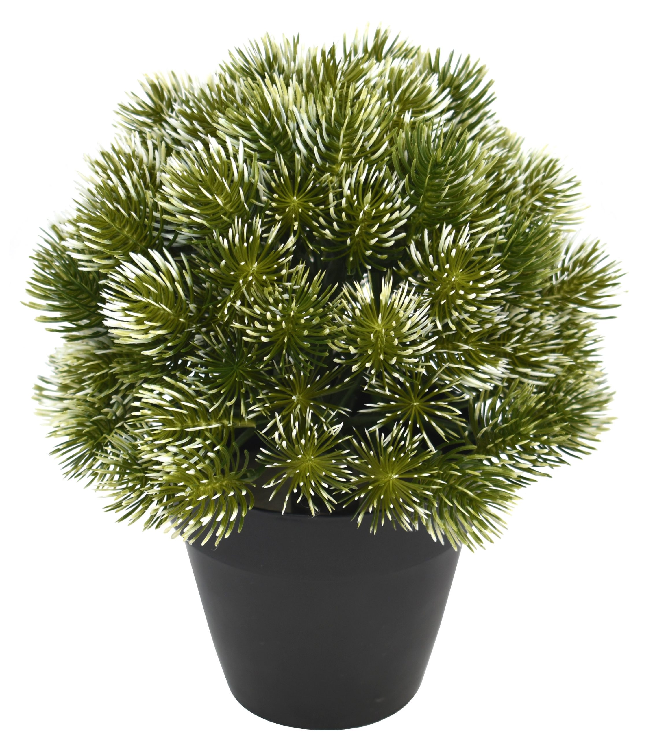 9.5″ UV Resistant Plastic Pine Needle Cypress Bonsai w/98Lvs.fixed in pot