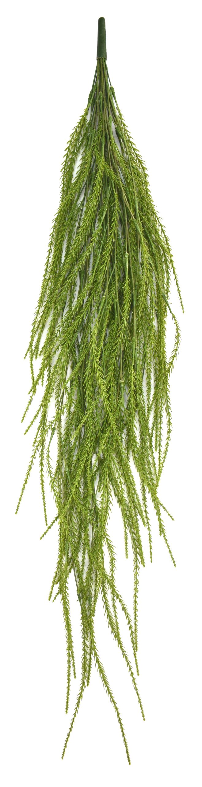 58″ UV Resistant Plastic Foxtail Hanging Bush x12 w/108Lvs.